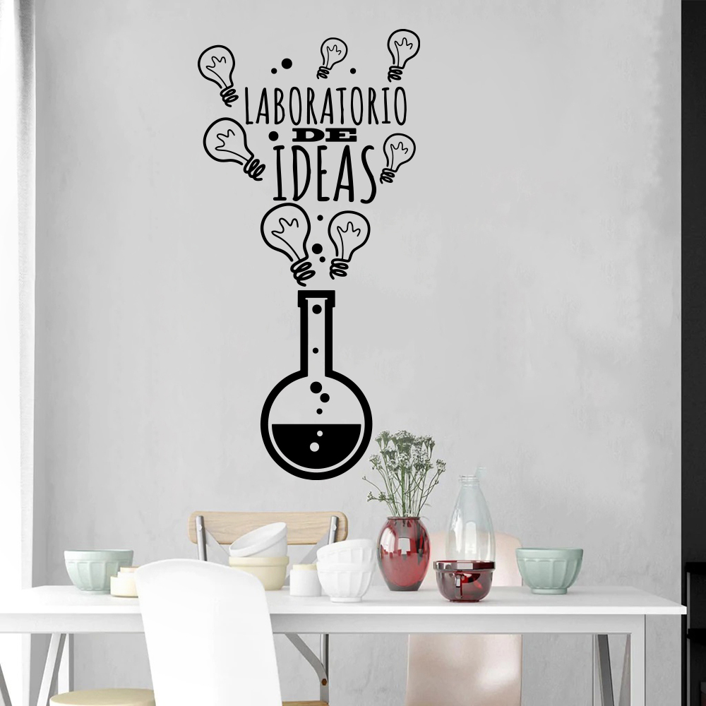 Bedroom Lighting Decor Ideas - Hiszpańskie laboratorium pomysłów naklejka ścienna z