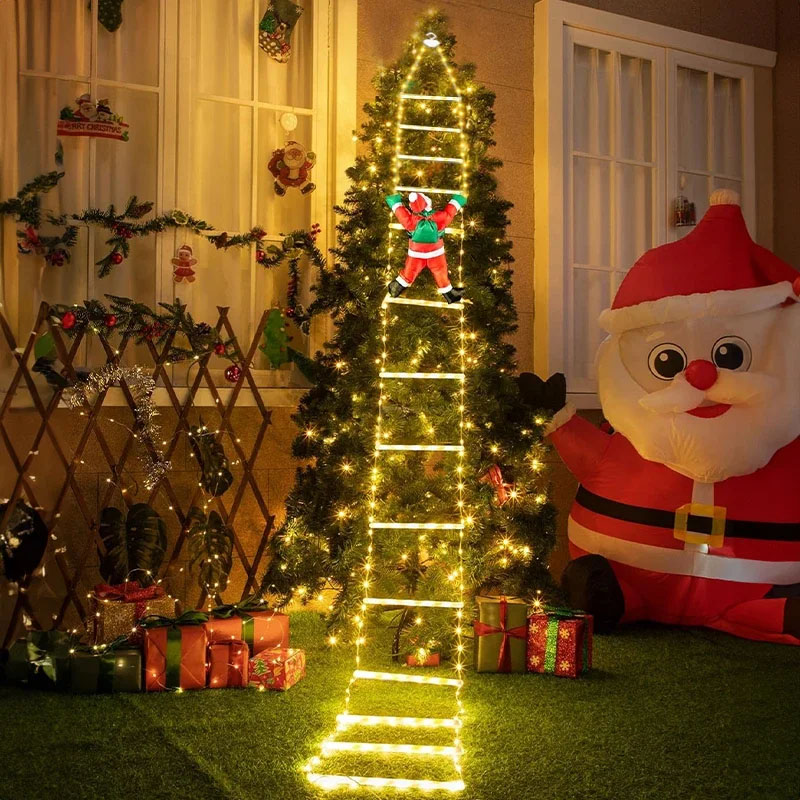 Lighting Decor Outdoor - Świąteczne lampki LED, dekoracyjna drabinka świetlna