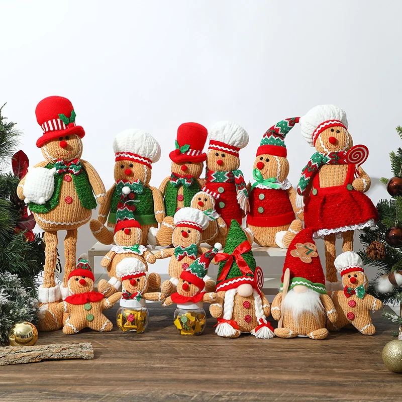 Pendant Lighting Christmas Decor - Ozdoby świąteczne - piernikowy ludzik, świecący