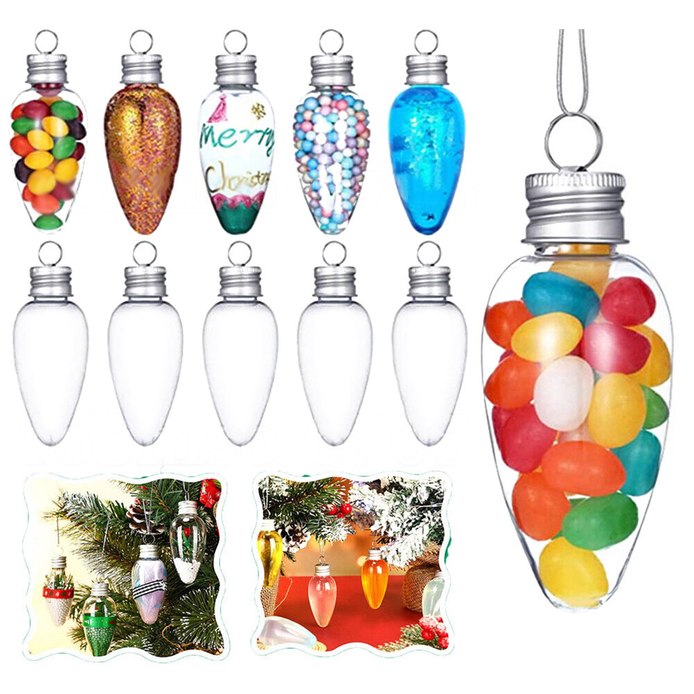 Pendant Lighting Christmas Decor - 5/10/50 szt. Ozdoby na choinkę, wypełniane