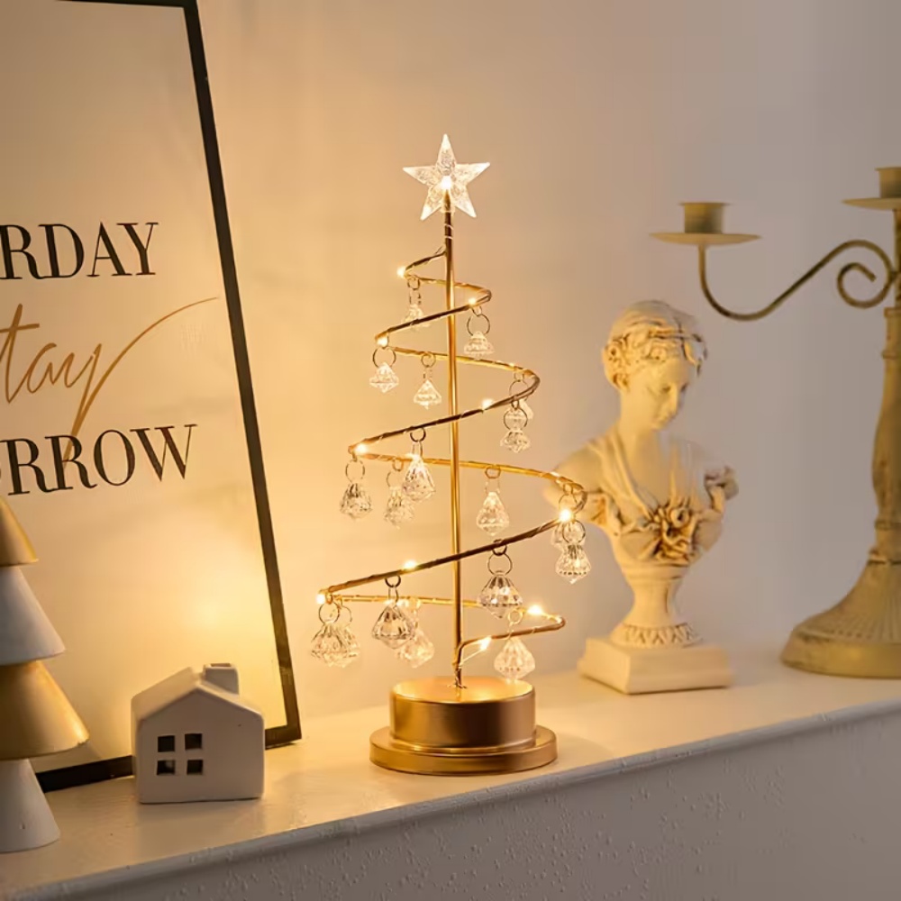 Pendant Lighting Christmas Decor - Lampka nocna LED z drutu miedzianego