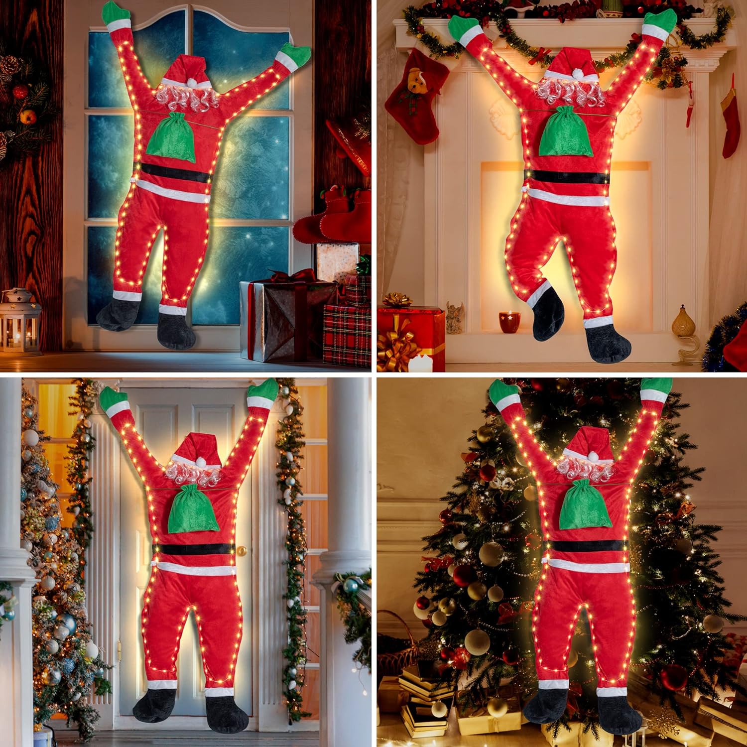 Podświetl Santa Claus Santa Cl – Pendant Lighting Christmas Decor recenzja i cena