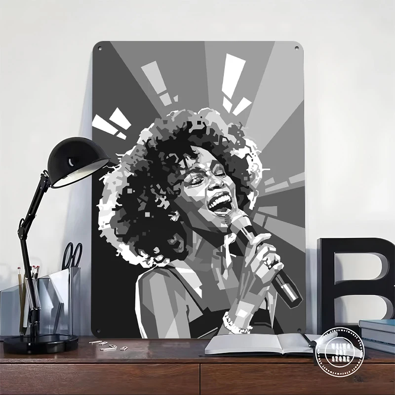 Portret Whitney Houston w styl – Lighting Decor Houston recenzja i cena
