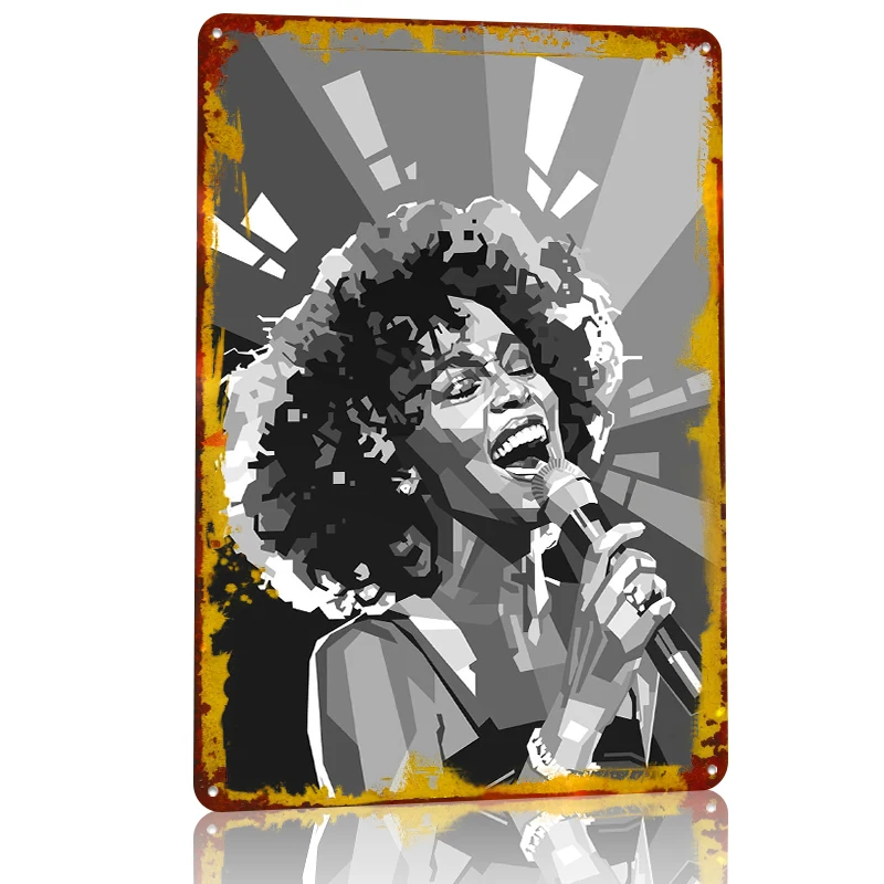 Portret Whitney Houston w styl – Lighting Decor Houston recenzja i cena
