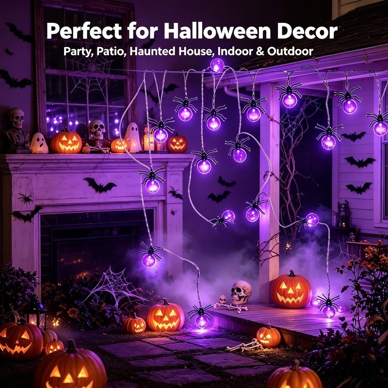 Lampki LED w kształcie pająków – Lighting Decor Outdoor recenzja i cena