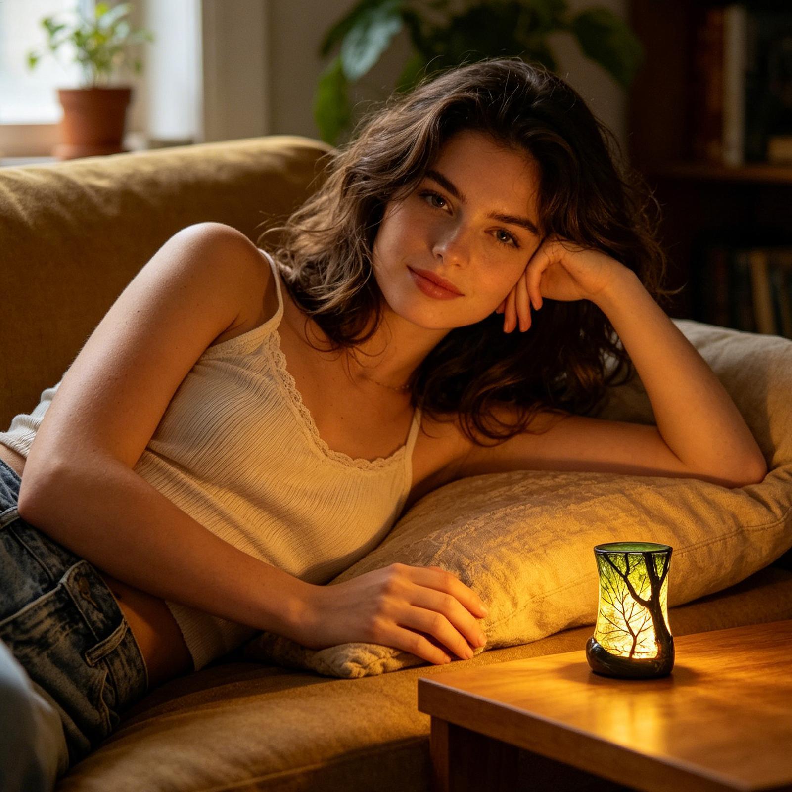 Lampka nocna na stolik, lampka – Lighting Decor For Room recenzja i cena