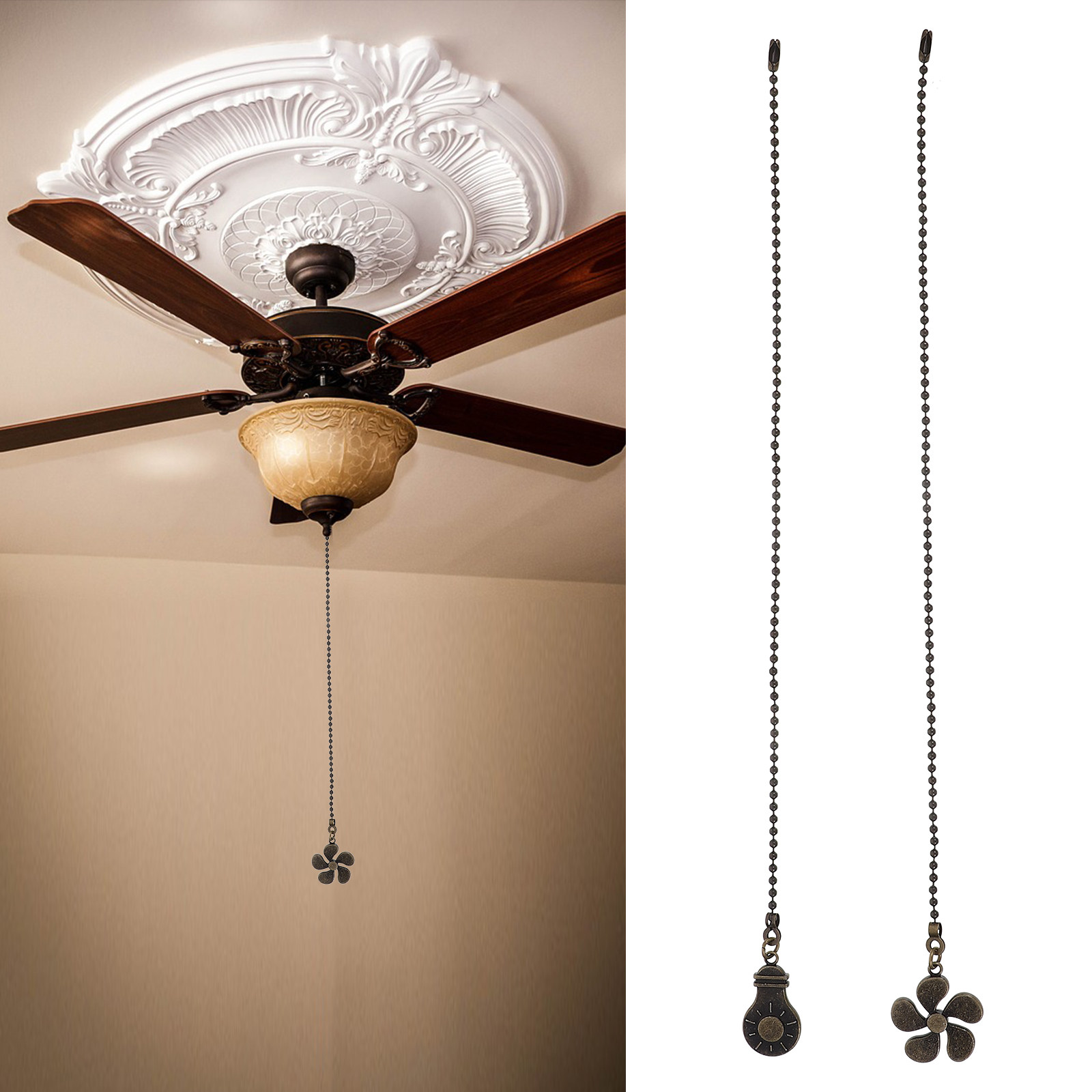 2 szt. zawieszek do wentylator – Decor Lighting Ceiling Fans recenzja i cena