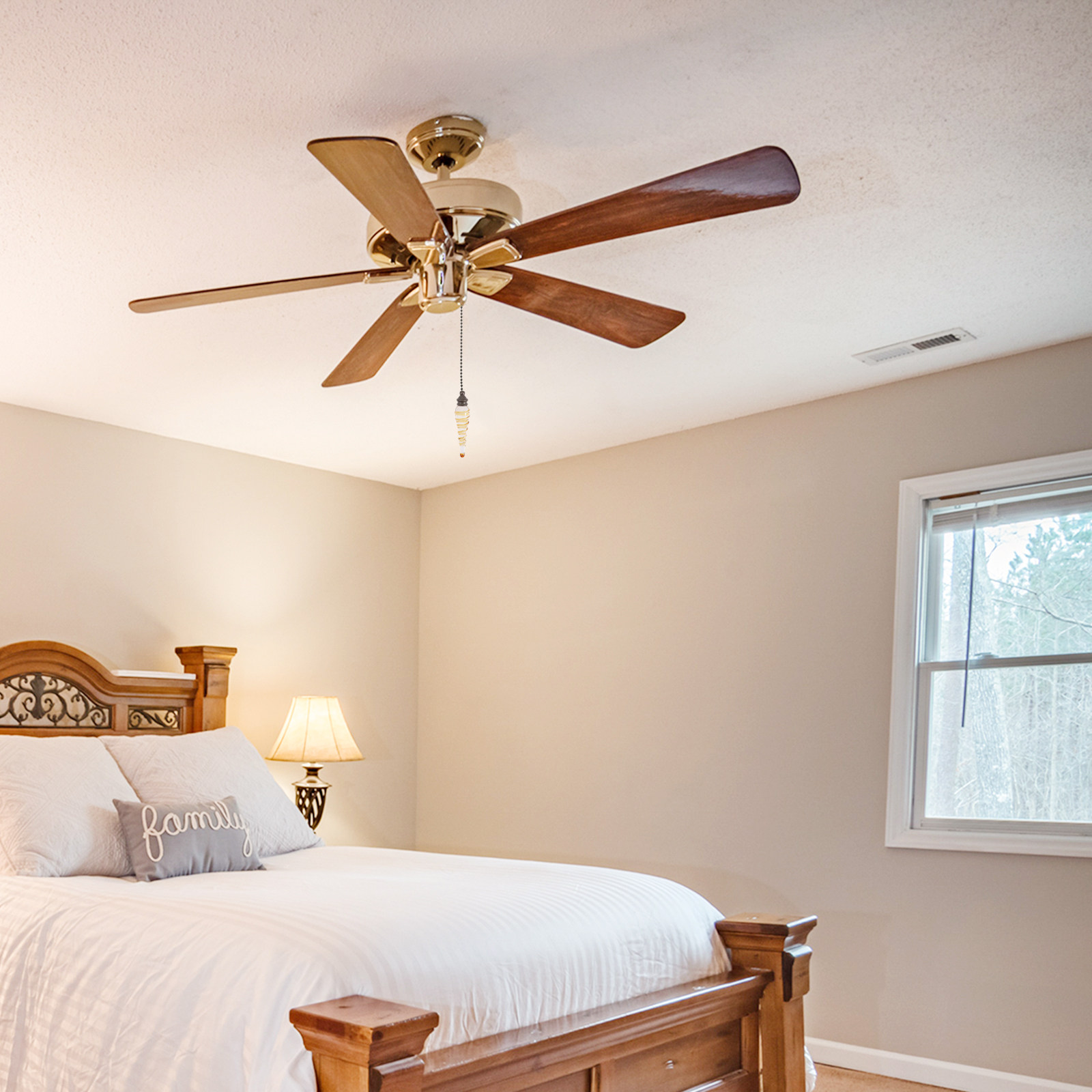 Szklany i metalowy przedłużacz – Decor Lighting Ceiling Fans recenzja i cena