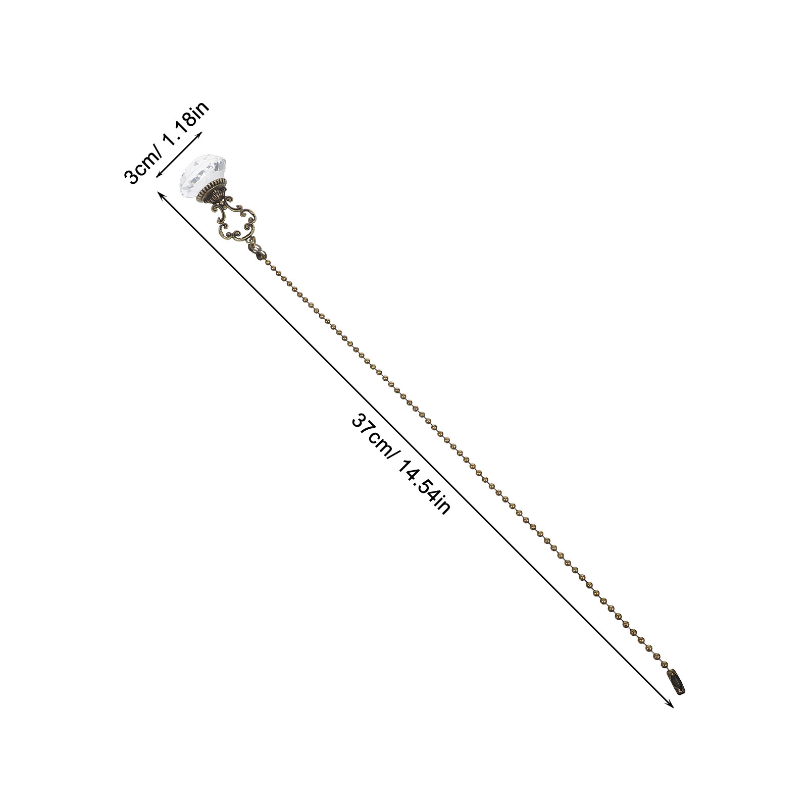 2 szt. Kryształowe łańcuszki d – Decor Lighting Ceiling Fans recenzja i cena