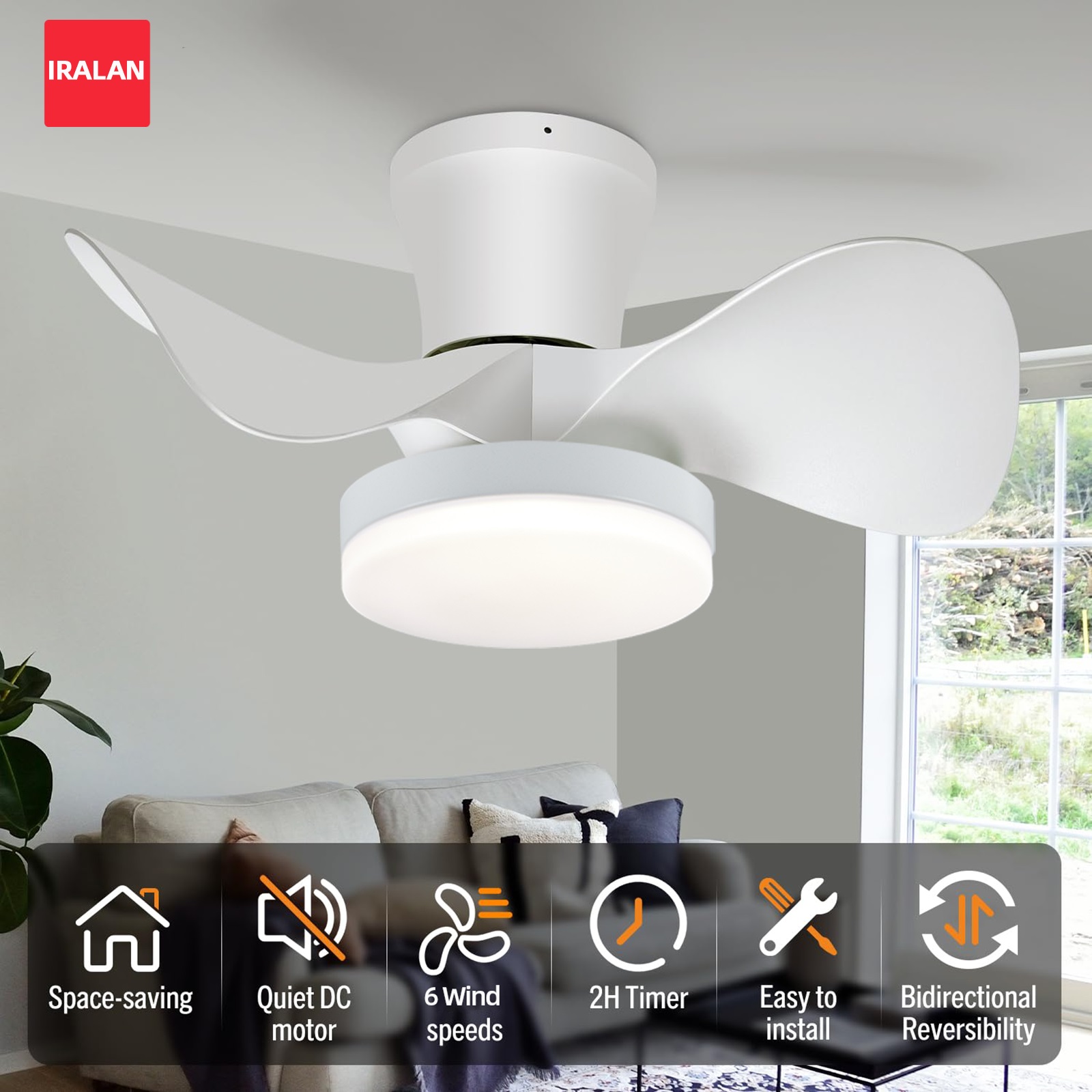 22-calowy nowoczesny wentylato – Decor Lighting Ceiling Fans recenzja i cena