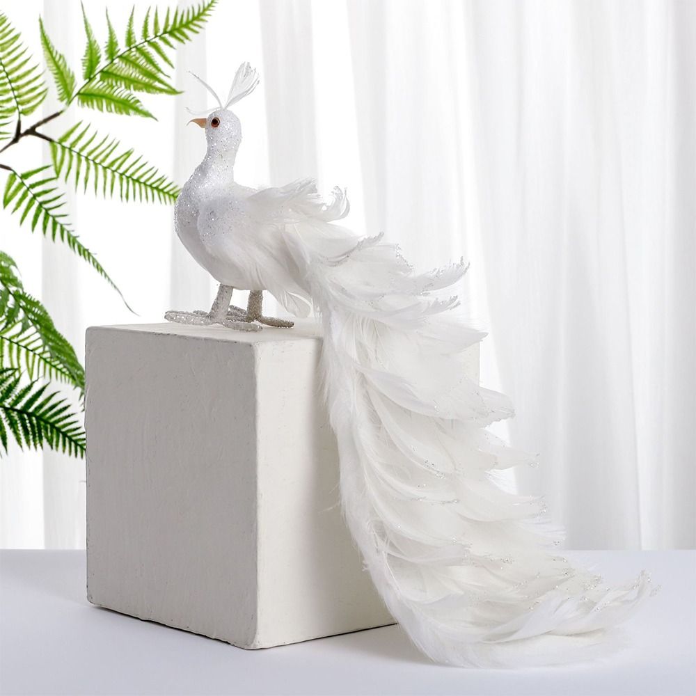 Symulacja białego pawia Piękna – Pendant Lighting Christmas Decor recenzja i cena