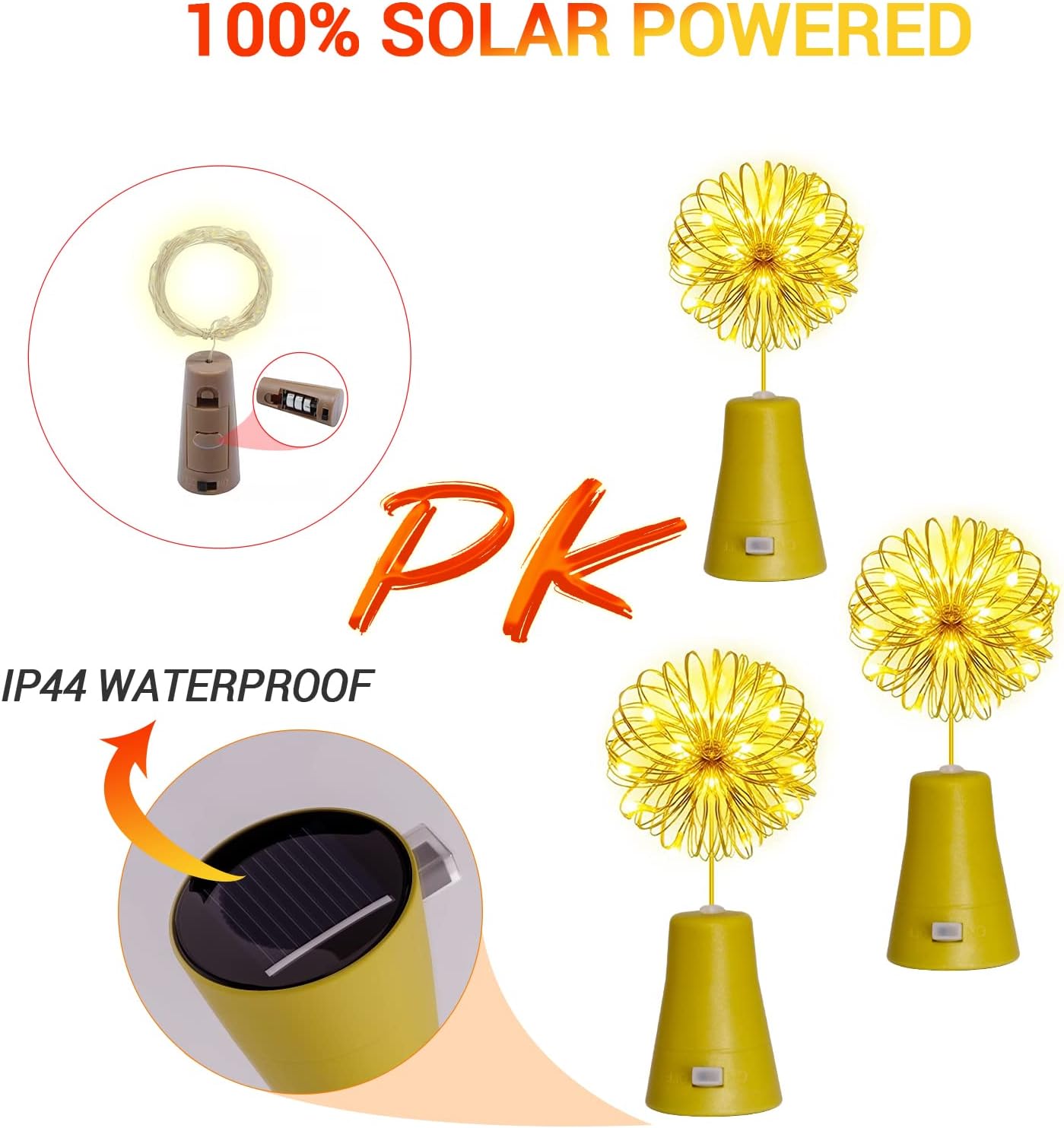 10/20LEDs Solar Wine Bottle St – Lantern Paper Solar recenzja i cena