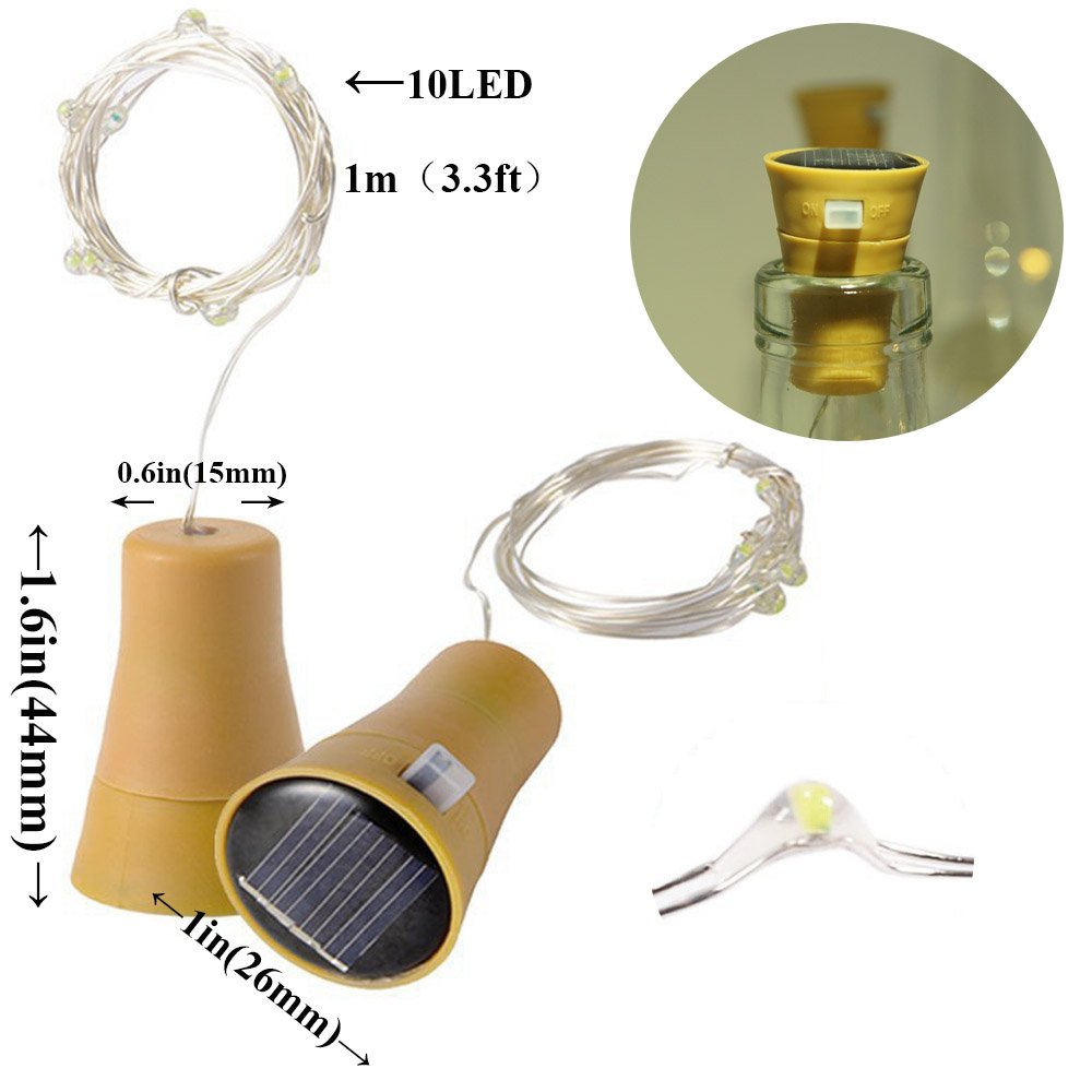 10/20LEDs Solar Wine Bottle St – Lantern Paper Solar recenzja i cena