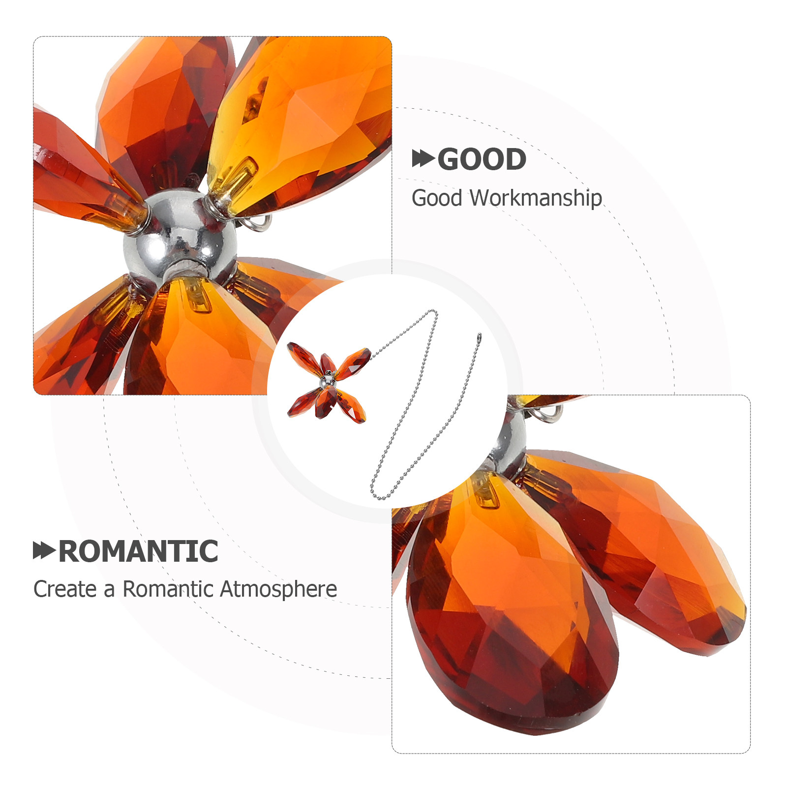 Kryształowy kwiatowy łańcuszek – Decor Lighting Ceiling Fans recenzja i cena