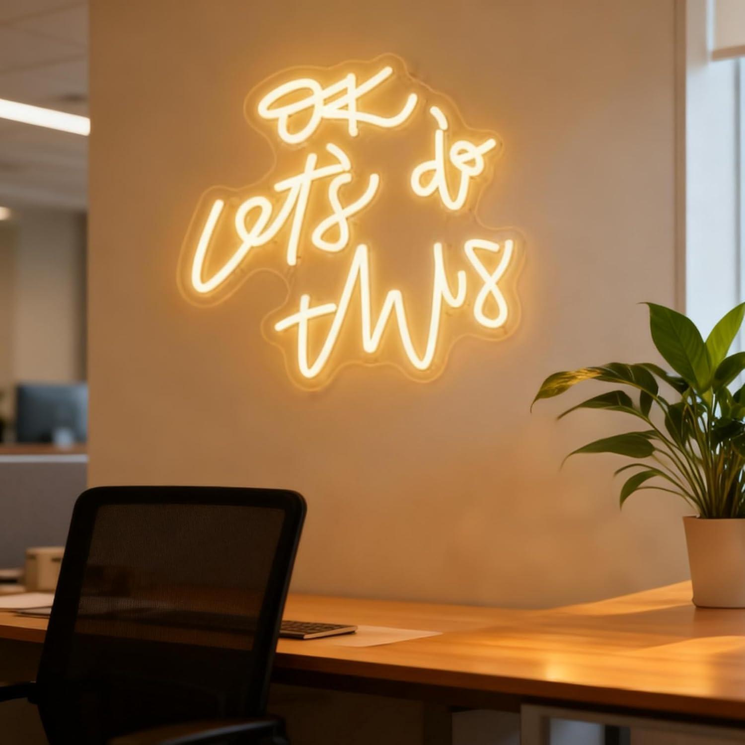 OK, zróbmy to! Neonowy znak mo – Ok Lighting Decor recenzja i cena