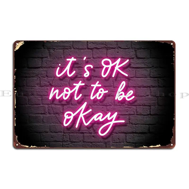 Neonowy szyld It's OK Not To B – Ok Lighting Decor recenzja i cena