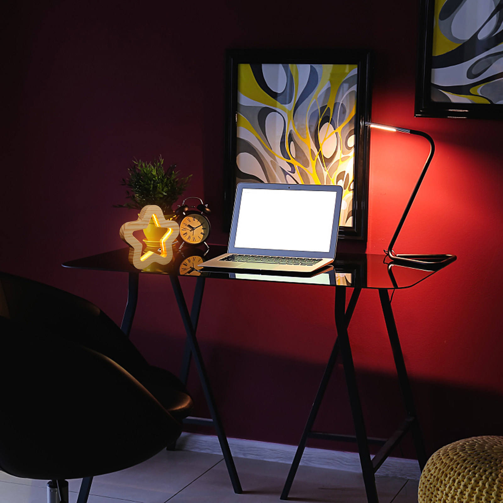 Drewniana lampka nocna w kszta – Bedroom Lighting Decor Ideas recenzja i cena