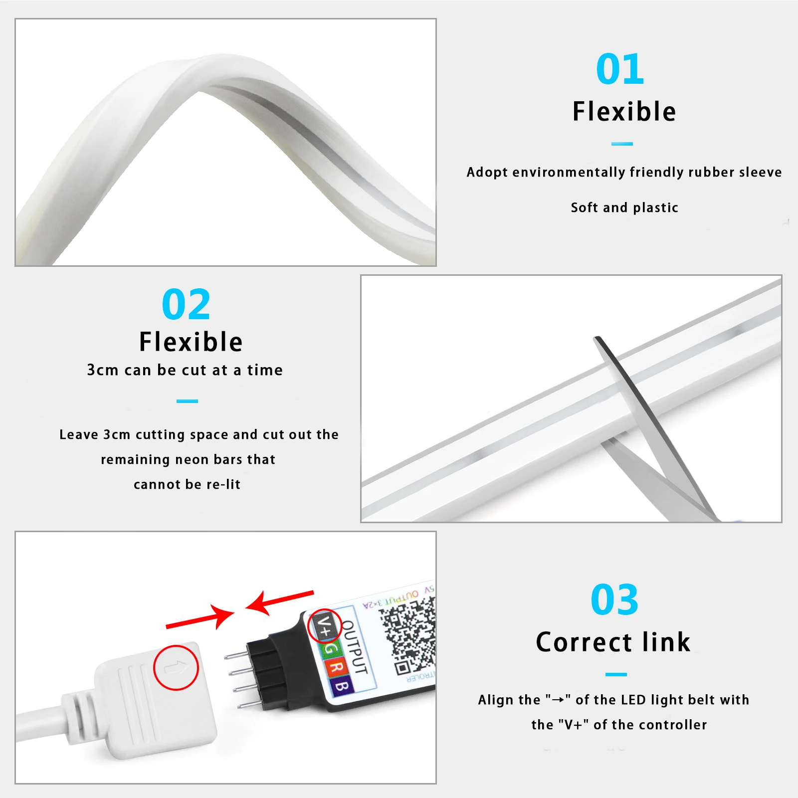 Taśma LED Neon RGB 1-5m, 5V US – Lighting Decor In Room recenzja i cena